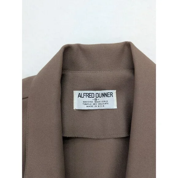 Alfred Dunner Women's Blazer Jacket Size 8 Beige Unlined Lightweight - Picture 4 of 14